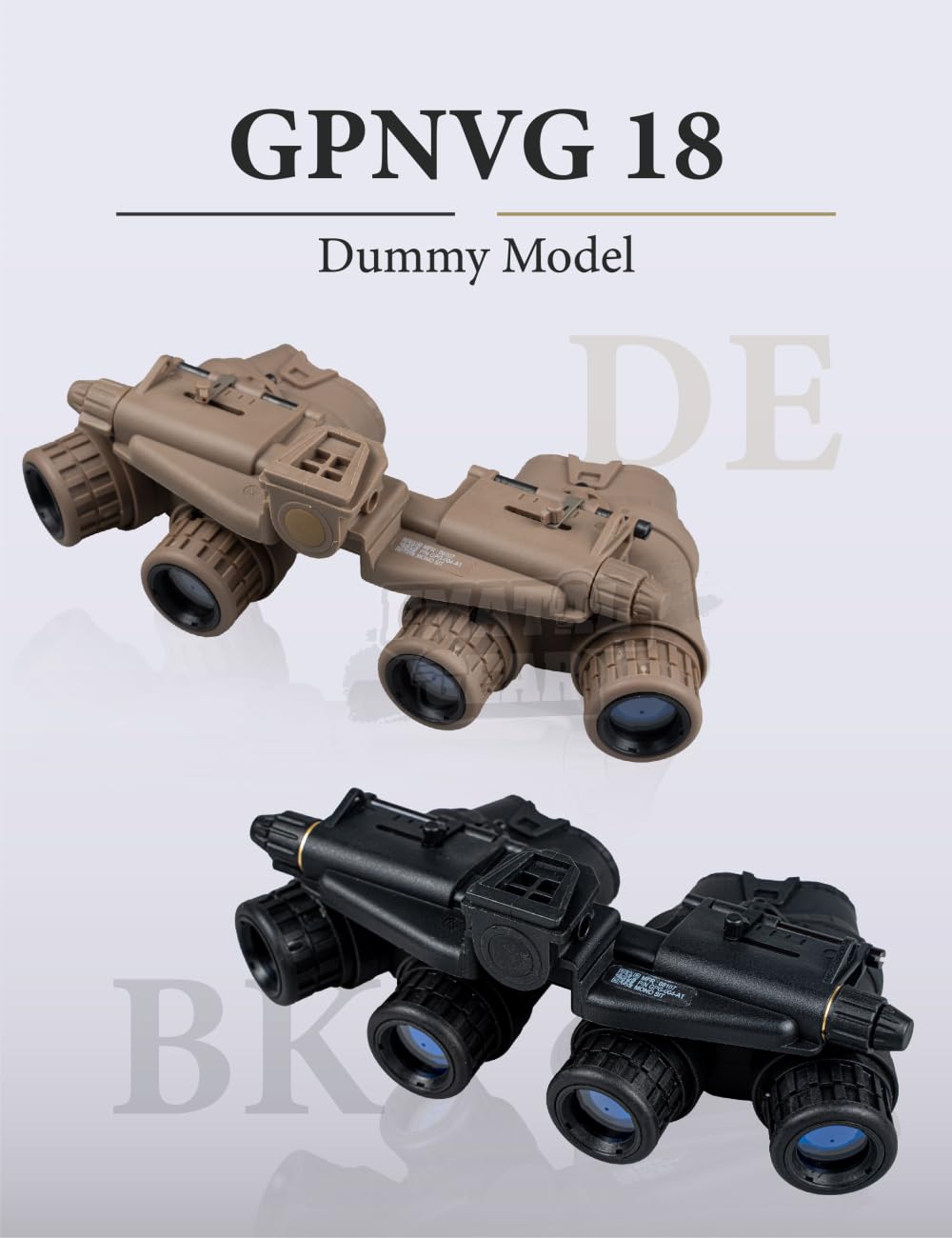 Amazon.com : FMATAL GEAR FMA GPNVG 18 Tactical NVG Dummy Model for